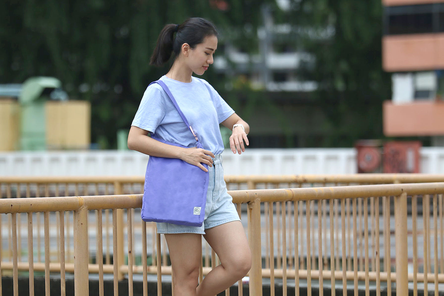 Monstera Fotebag - Sky