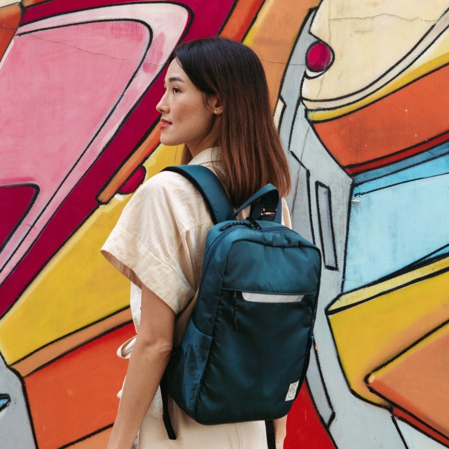 Monstera BePack 13" Lake Green